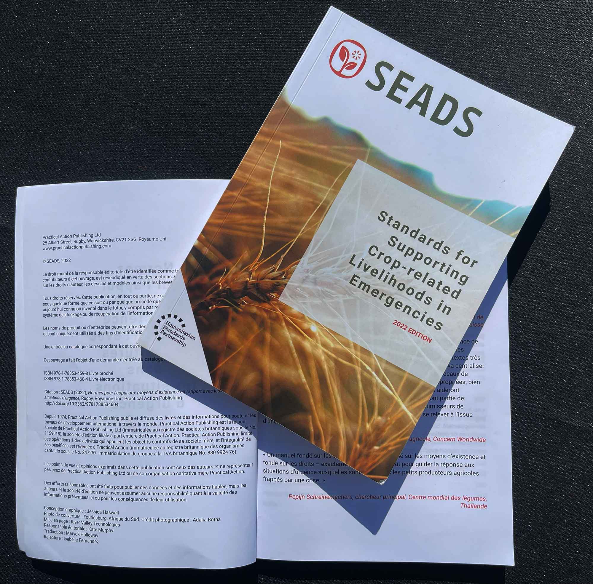 SEADS Standards for Supporting Crop-related Livelihoods in Emergencies